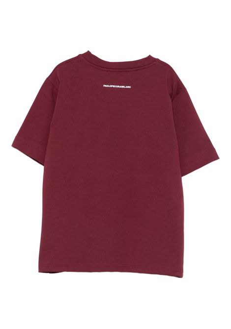 T-shirt con logo PAOLO PECORA KIDS | PP4124MOSTO